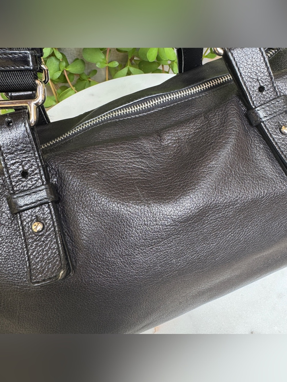 Yves Saint Laurent Studded Vintage Rive Gauche Satchel - Picture 6 of 16